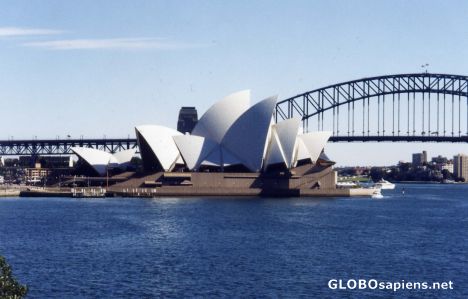 Postcard Opera House & Sydney Bridge