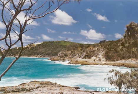 Postcard Moreton Island - paradise island before Brisbane