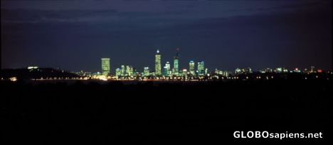 Postcard Perth at night