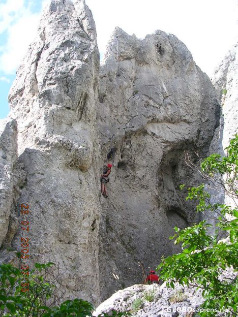 Postcard rock climbing 1