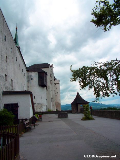 Postcard The Kuenburg Bastion/Hohensalzburg Fortress