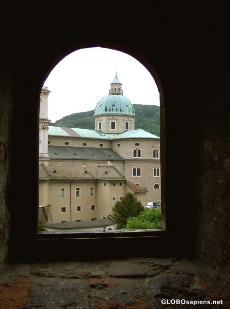 Postcard St. Peter's Graveyard is the oldest in Salzburg