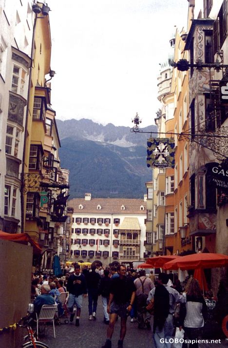 Postcard Innsbruck Mainstreet