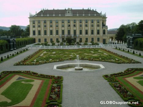 Postcard The Privy Gardens at Schloss Schonbrunn