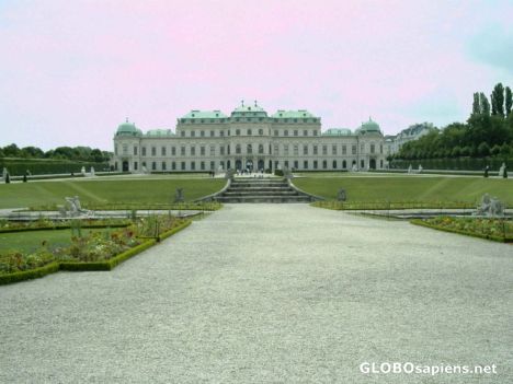 Postcard Schloss Belvedere