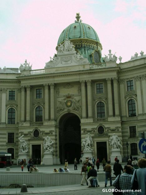 Postcard Hofburg Palace