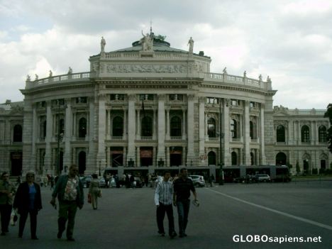 Postcard Burgtheater