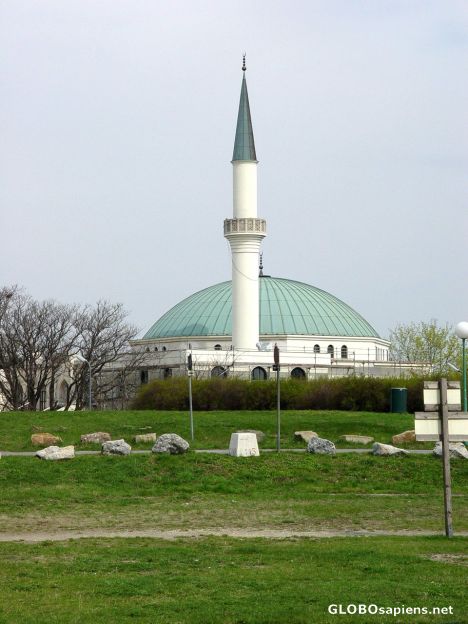 Postcard Islamic Center in Vienna