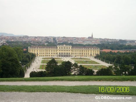 Postcard Schonbrunn Palace 01