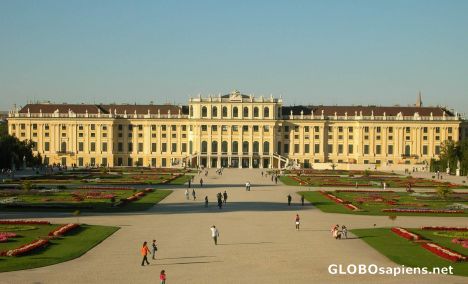 Postcard Schonbrunn Palace 08