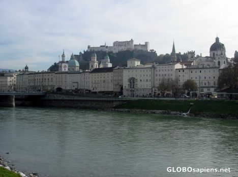 Postcard The city of Salzburg
