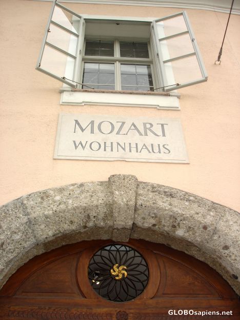 Postcard Mozart Wohnhaus