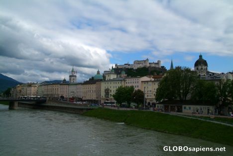 Postcard Salzburg (AT) - city panorama