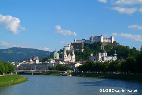 Postcard Salzburg (AT) - Old Town Panorama