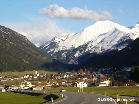 Postcard Tirol town