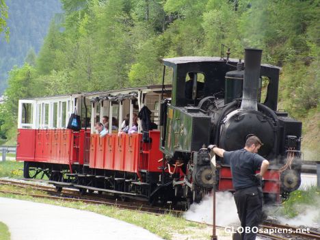 Postcard Achenseebahn / Steam Train Achensee