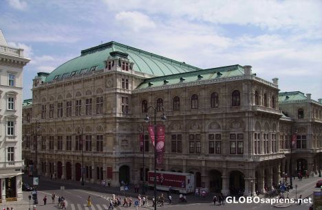 Postcard Vienna, State Opera.