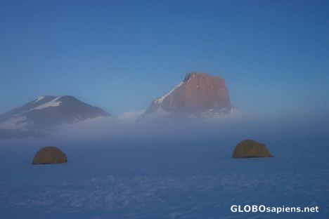 Postcard Camping Antarctica