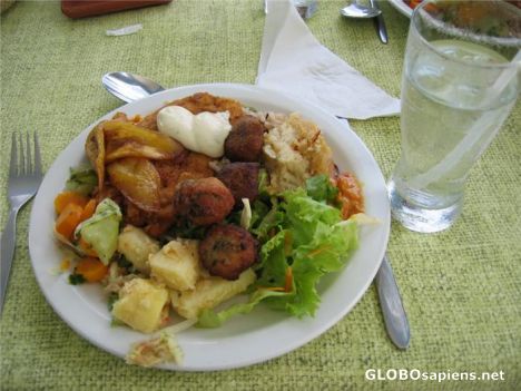 Postcard Barbados Food