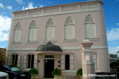 Postcard Bridgetown (BB) - synagogue