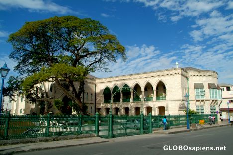 Postcard Bridgetown (BB) - parliament building