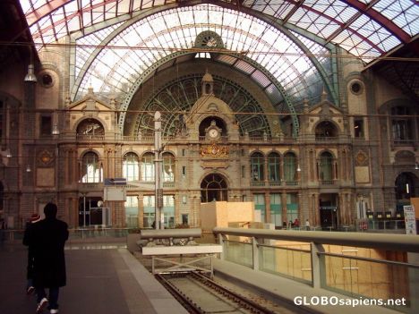 Postcard Central Station - Antwerp