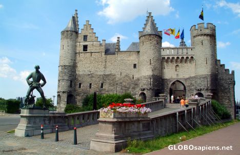 Postcard Antwerp (BE) - the castle