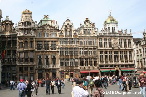 Postcard Tenements in the Grande Place