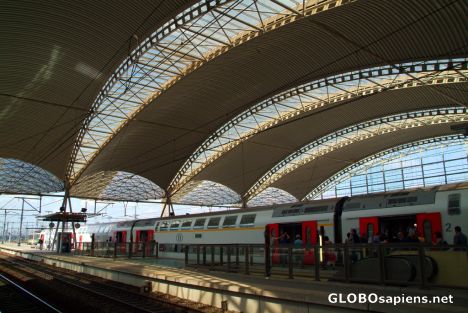 Postcard Leuven (BE) - A grand train station