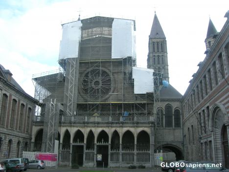 Postcard Tournai Cathedral, UNESCO wonder
