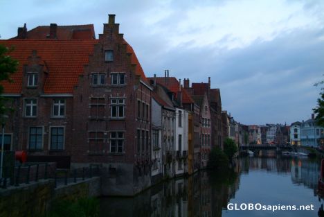 Postcard Ghent (BE) - yet another waterway