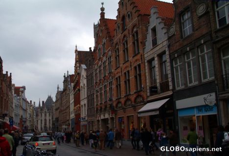 Postcard Bruges (BE) - shopping street