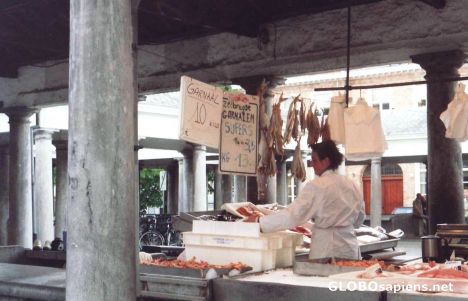 Postcard Selling seafood