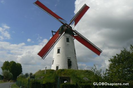 Postcard The windmill