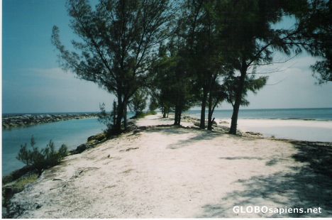 Postcard Xanadu Beach Jetty