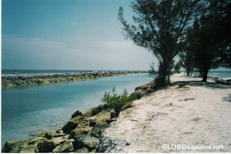 Postcard Xanadu jetty