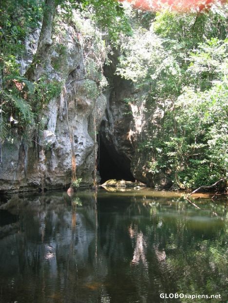 Postcard Barton Creek Caves