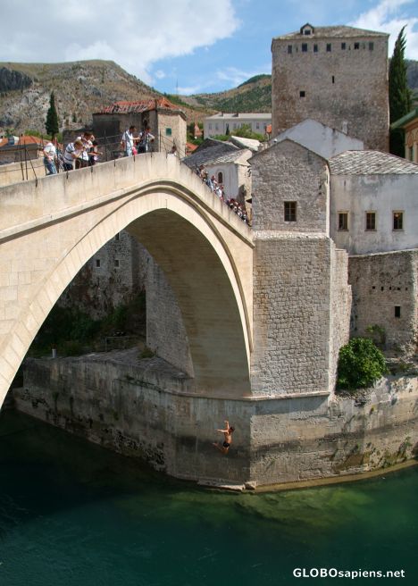 Mostar (BA) - just jumped off the bridge