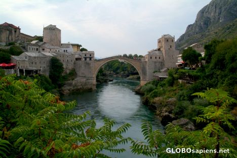 Postcard Mostar (BA) - the Stari Most