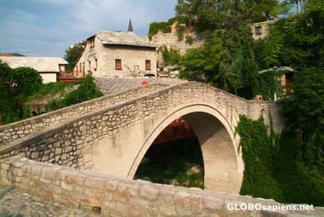 Postcard Mostar (BA) - the prototype of the Old Bridge