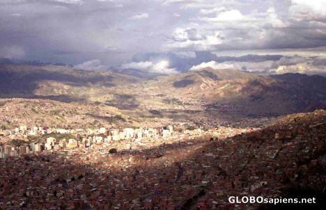 Postcard La Paz City
