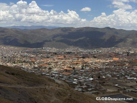 Postcard City view from Cerro Rico