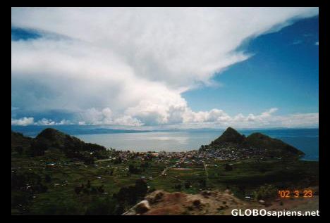 Postcard Leaving Copacabana and Lake Titicaca
