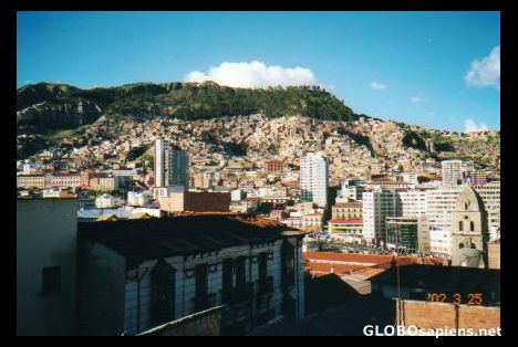 Postcard La Paz