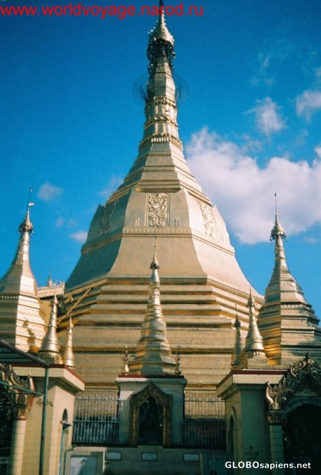 Postcard sule pagoda,yangon