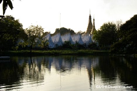 Postcard Sandaw Muni Pagoda, Mandalay