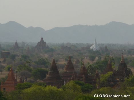 Postcard Bagan city of temples.