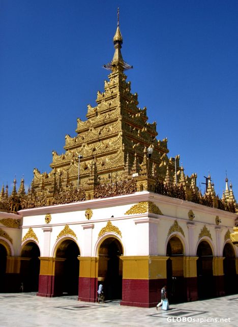 Postcard Mahamuni Phaya Temple, Mandalay