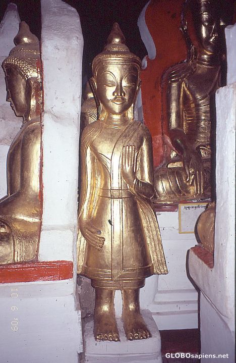 Postcard Buddha Image, Pindaya, Myanmar