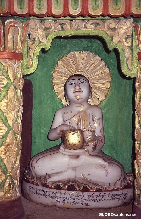 Postcard Pindaya Cave, Buddha